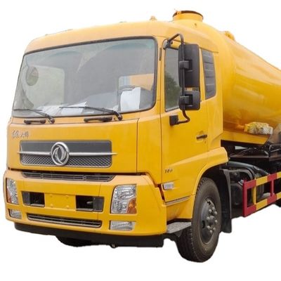 High Quality Steel Plate (6mm) Dongfeng 4X2 12CBM Vacuum Sewage Suction Truck Factory Price Sewage Trucks For Sale